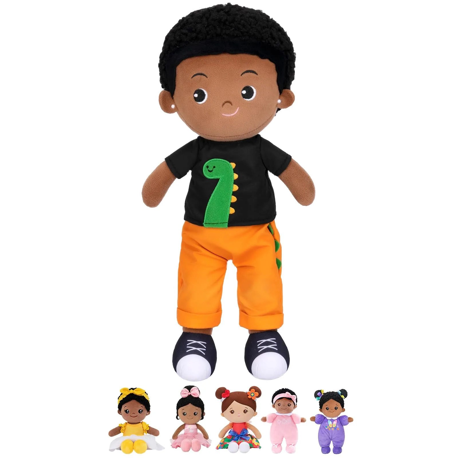 OUOZZZ Dinosaur Baby Boy Doll 13 Inch | Safe & Soft Plush Toy for Toddlers - main product image