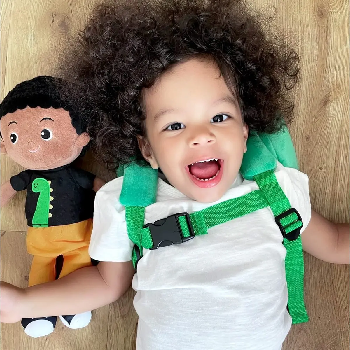 OUOZZZ Soft Black Baby Doll 12.6 Inch (32 cm) | Dinosaur Snuggle Buddy - view 7