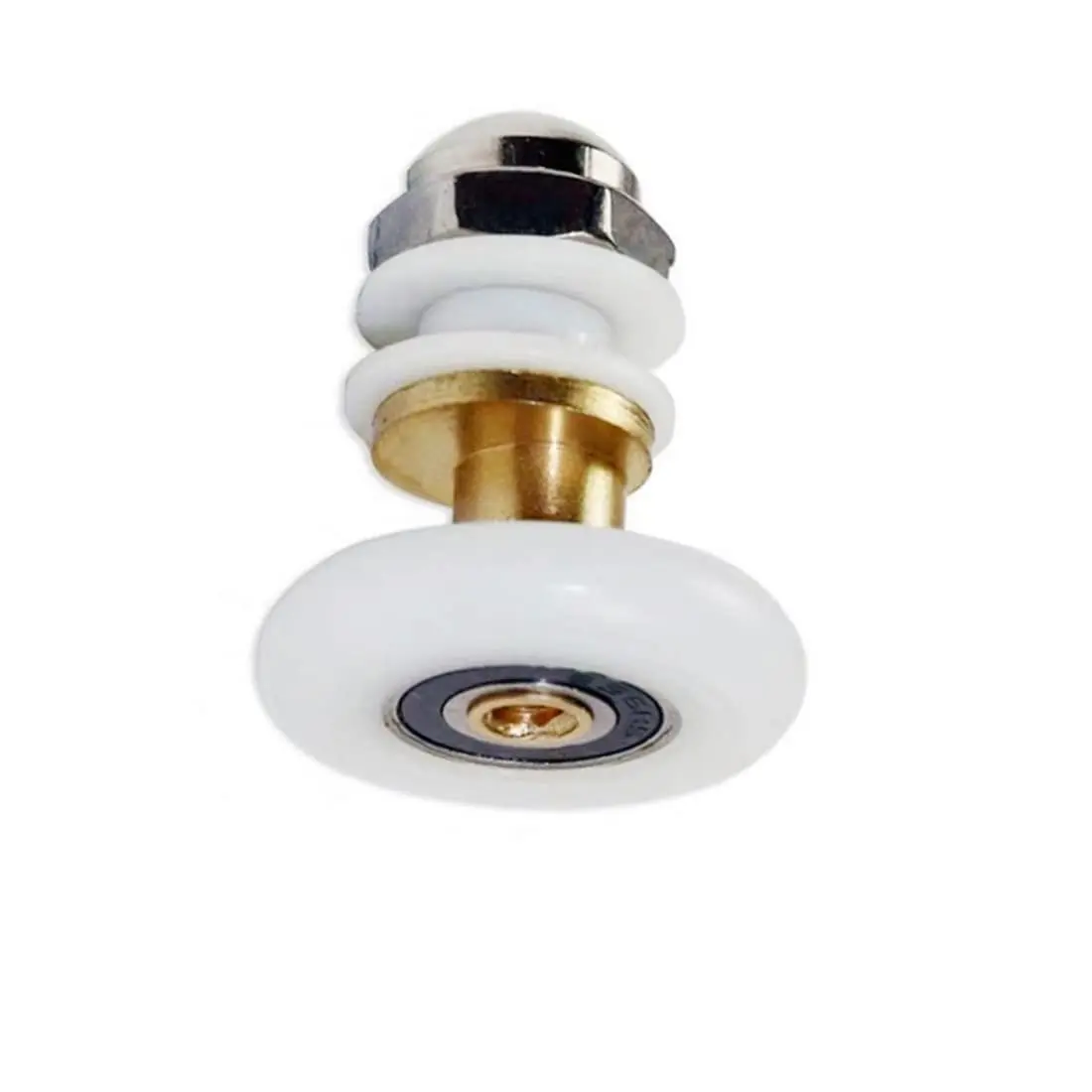 GDQLCNXB Shower Door Rollers 25mm Diameter (4-Pack) | Ultra-Quiet Sliding Pulleys for 4-6mm Glass - view 5