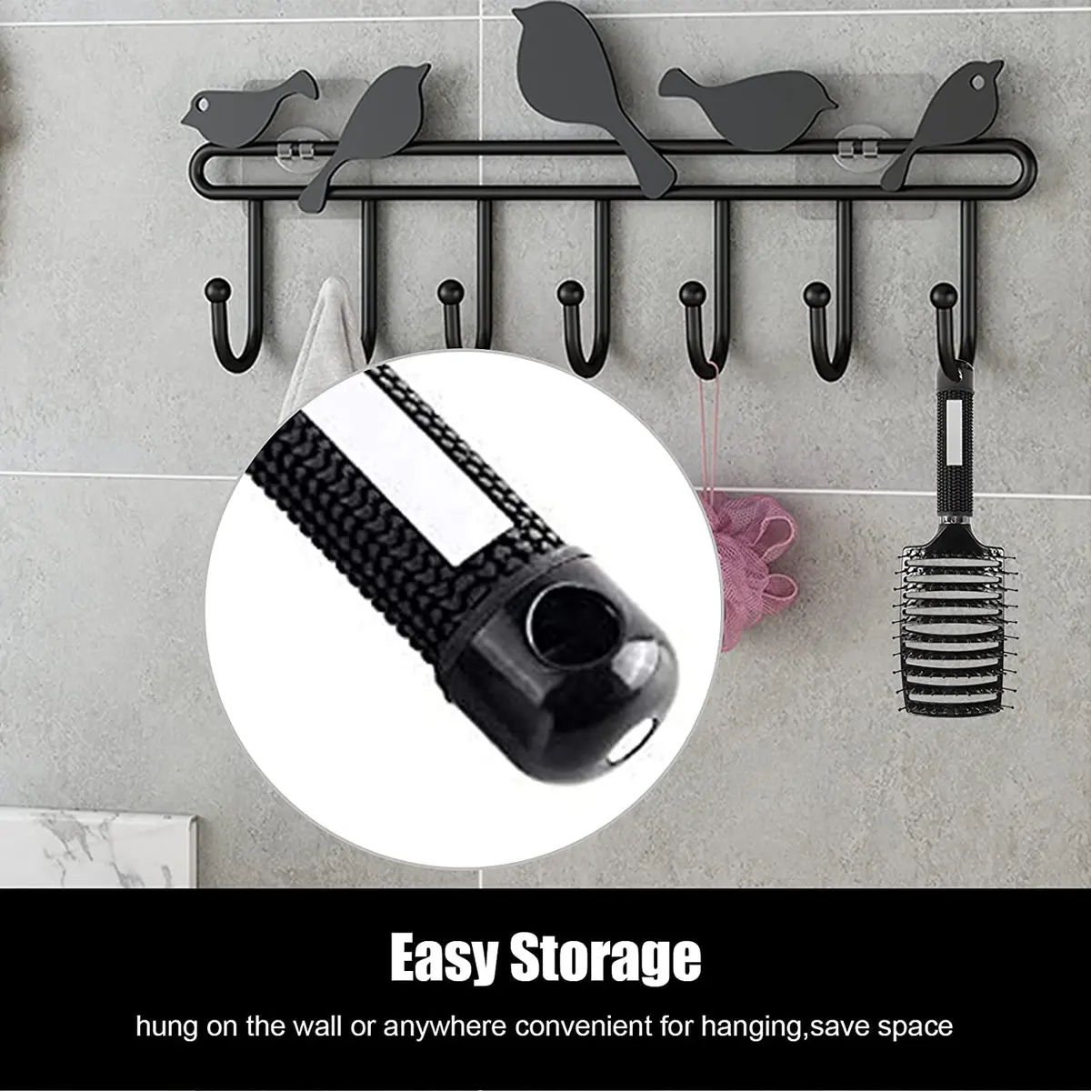 Curved Vented Hair Brush for Fast Blow Drying & Detangling | 24.5cm (9.65 inch) - view 6