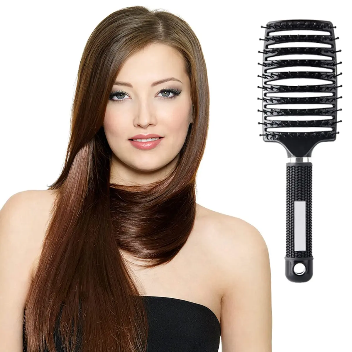 Curved Vented Hair Brush for Fast Blow Drying & Detangling | 24.5cm (9.65 inch) - view 7