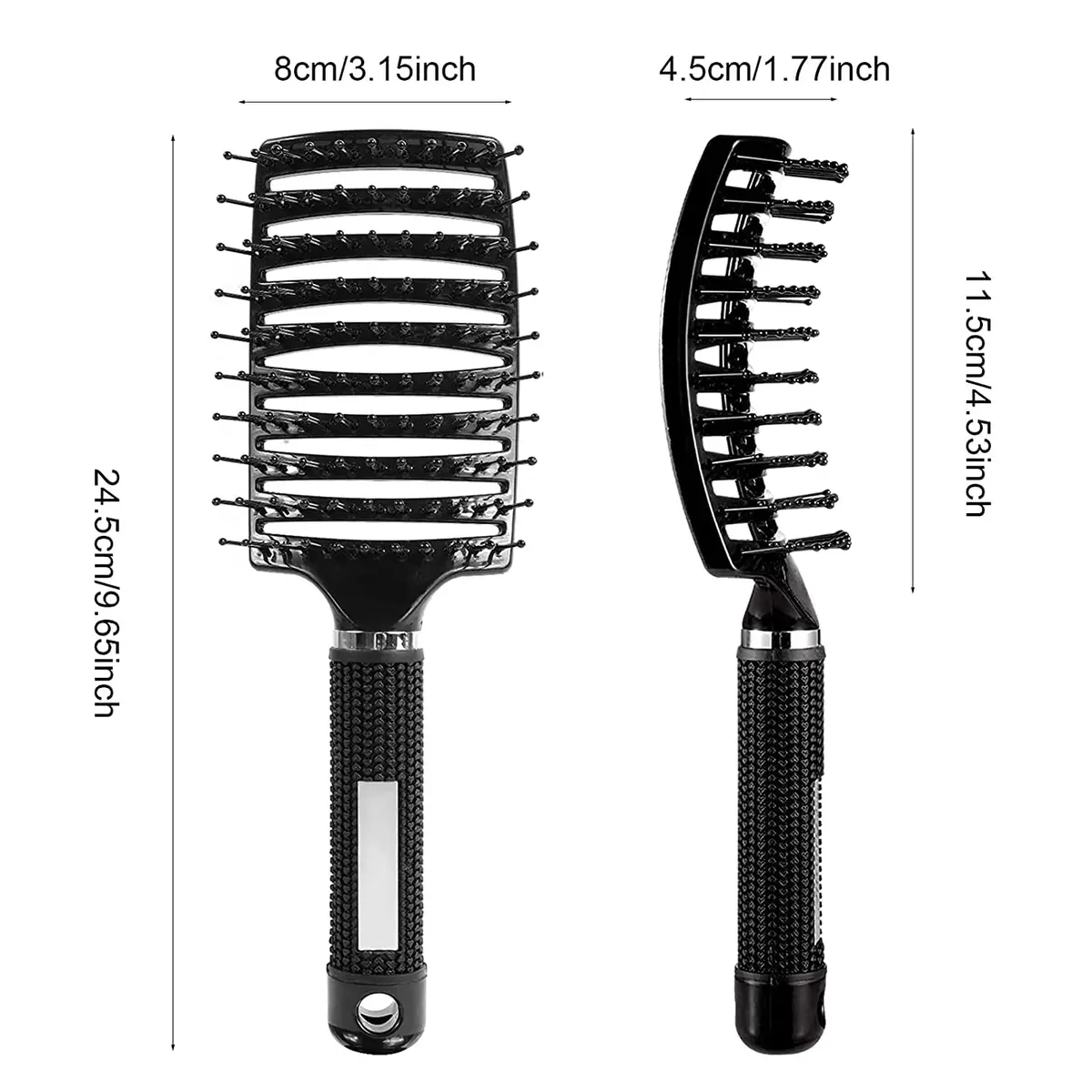 Curved Vented Hair Brush for Fast Blow Drying & Detangling | 24.5cm (9.65 inch) - view 2