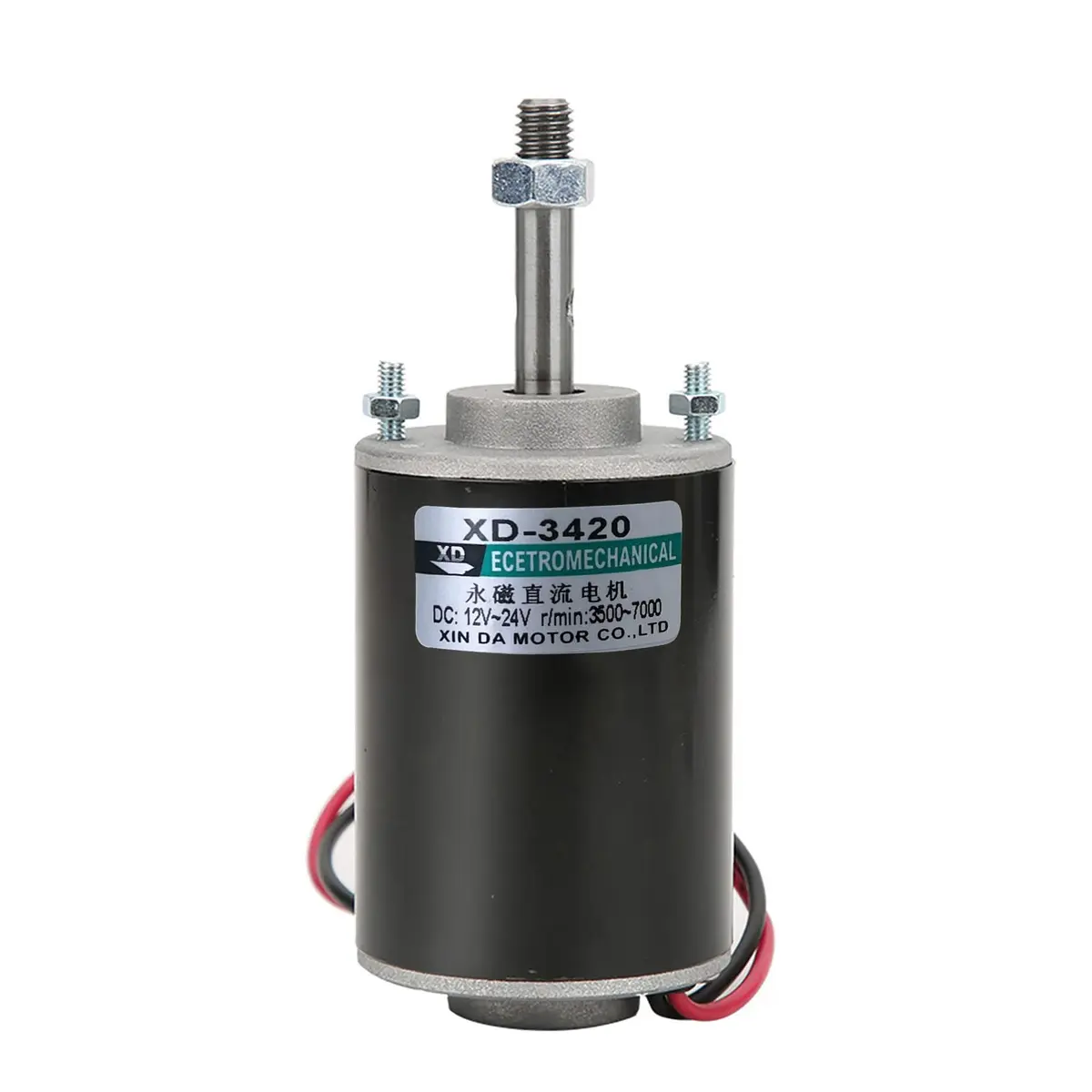 XD-3420 High Torque DC Motor 12 V/24 V | 30W CW/CCW, Mini Generator, DIY - view 8