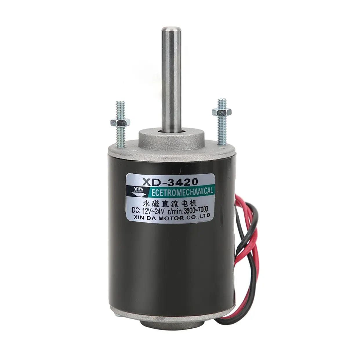 XD-3420 High Torque DC Motor 12 V/24 V | 3500/7000RPM, CW/CCW, DIY Generator - view 8
