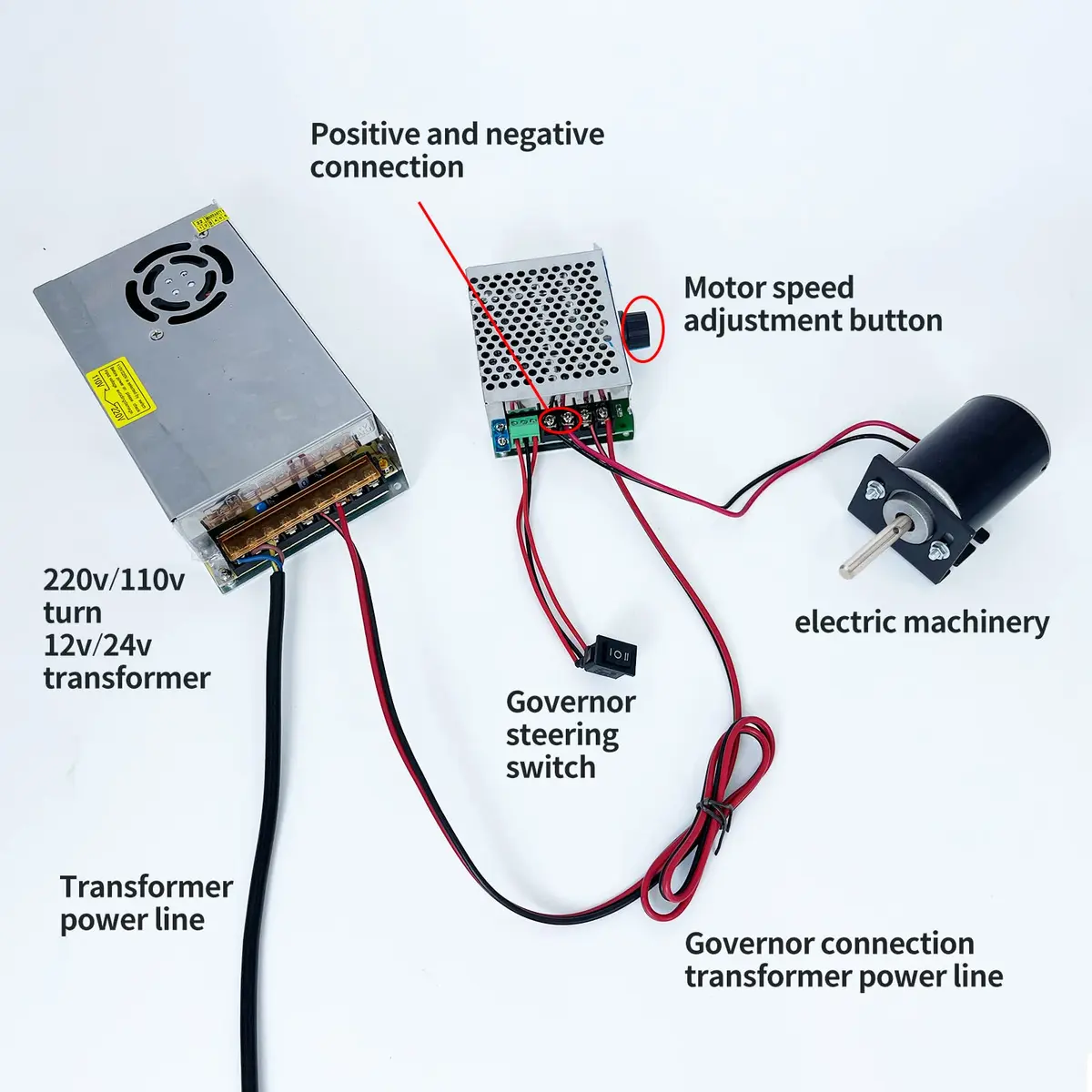 XD-3420 High Torque DC Motor 12 V/24 V | 3500/7000RPM, CW/CCW, DIY Generator - view 4