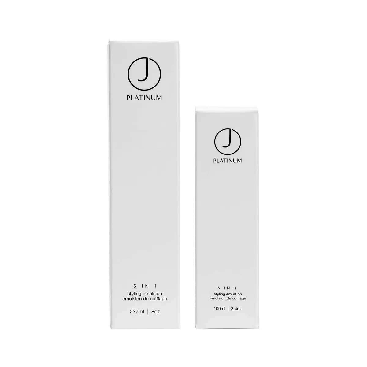 J Beverly Hills Platinum 5 In 1 Leave-in Styling Emulsion Cream, 8 Oz | Nourishes, Protects & De-Frizzes - view 2