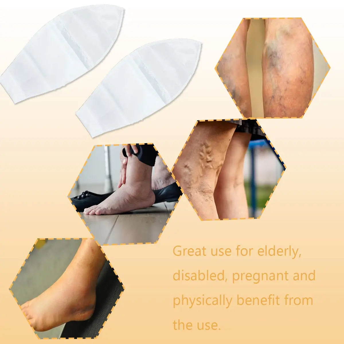 MUROCEA Open Toe Compression Sock Aid for Easy Slide | Slip Stocking Applicator for Elderly, Disabled, Pregnant, 5 Pairs - view 5