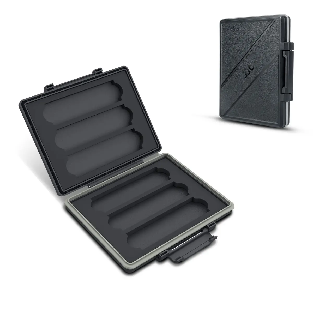 JJC 6-Slot M.2 SSD Storage Case for 6x 2280/2260/2242/2230 NVMe Drives | Water-Resistant & Shockproof - main product image