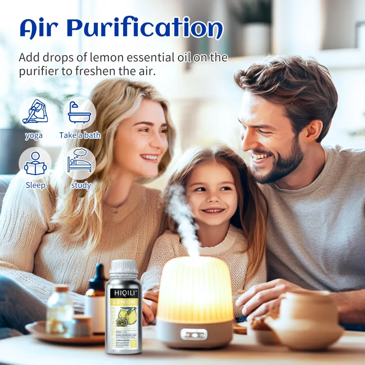 HIQILI Lemon Essential Oil 473ml (16 Fl Oz) | Fresh Citrus Aroma for Cleaning & Aromatherapy - view 9
