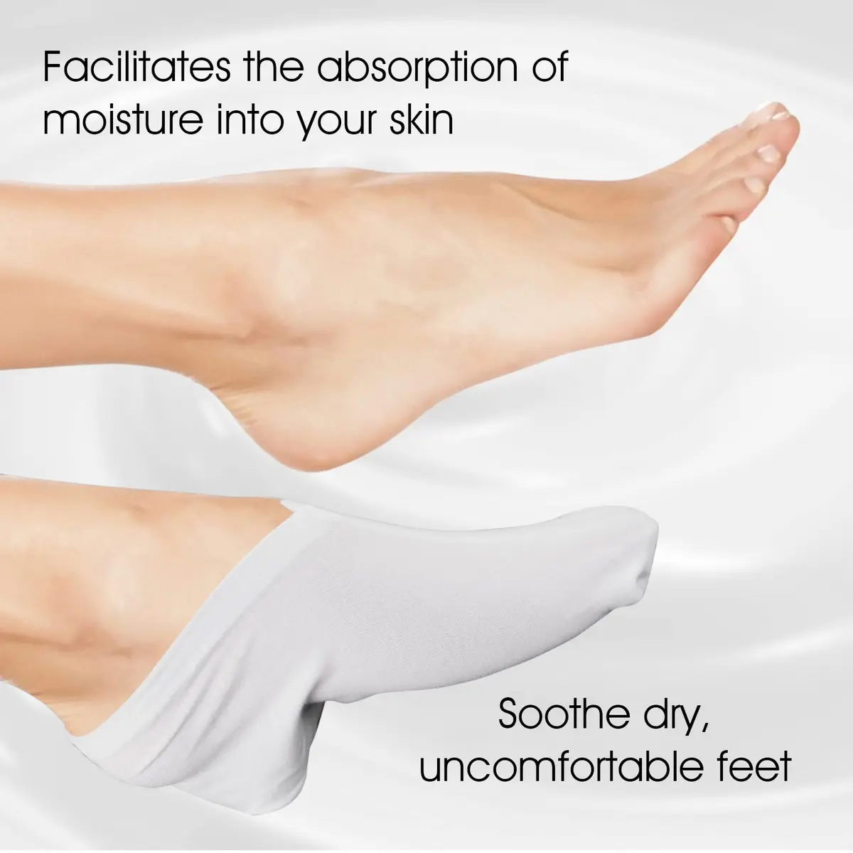 Sibba Moisturizing Gloves & Socks 2 Pairs | Overnight Hand & Foot Hydration for Dry Skin - view 7