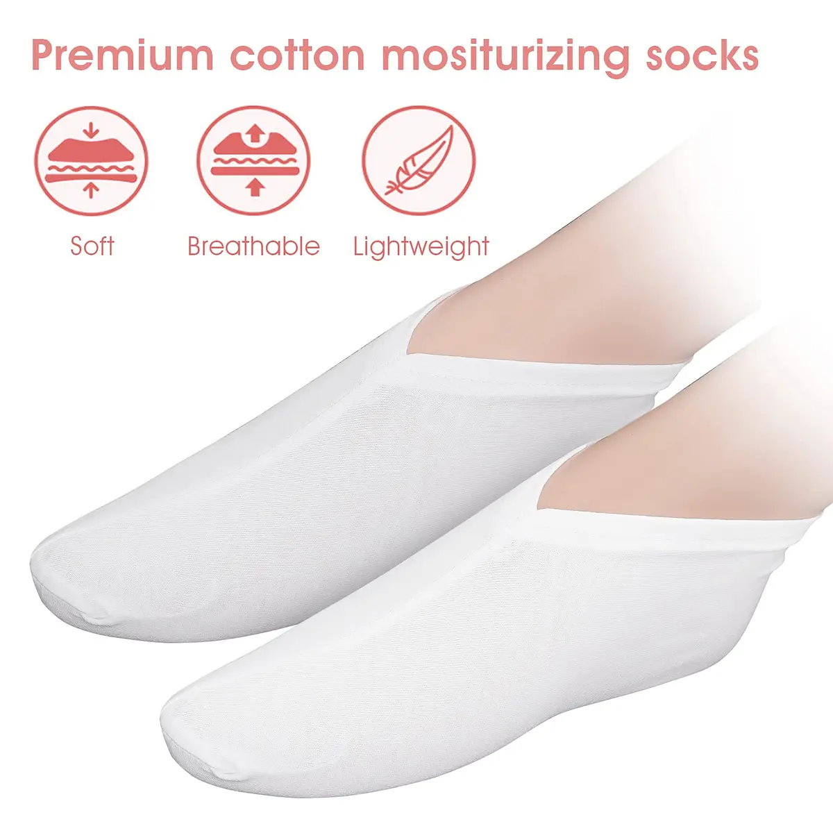 Sibba Moisturizing Gloves & Socks 2 Pairs | Overnight Hand & Foot Hydration for Dry Skin - view 4