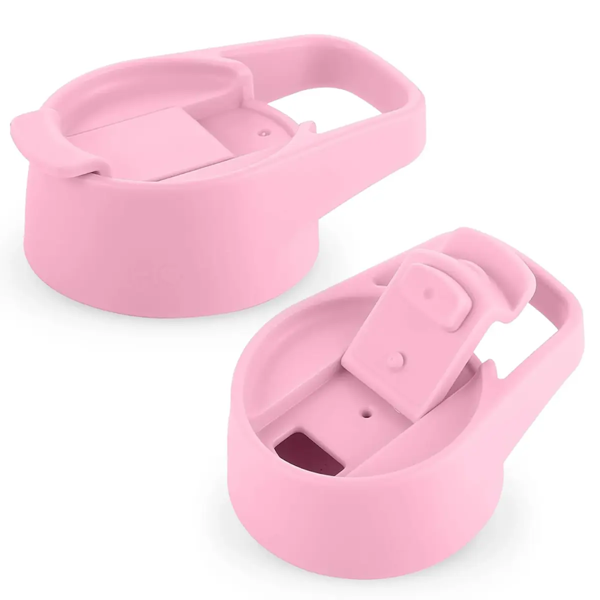 IRON °FLASK Flip Lid for Wide Mouth Water Bottles, 2 Pack Rose | Fits 12-64 Oz Bottles - main product image