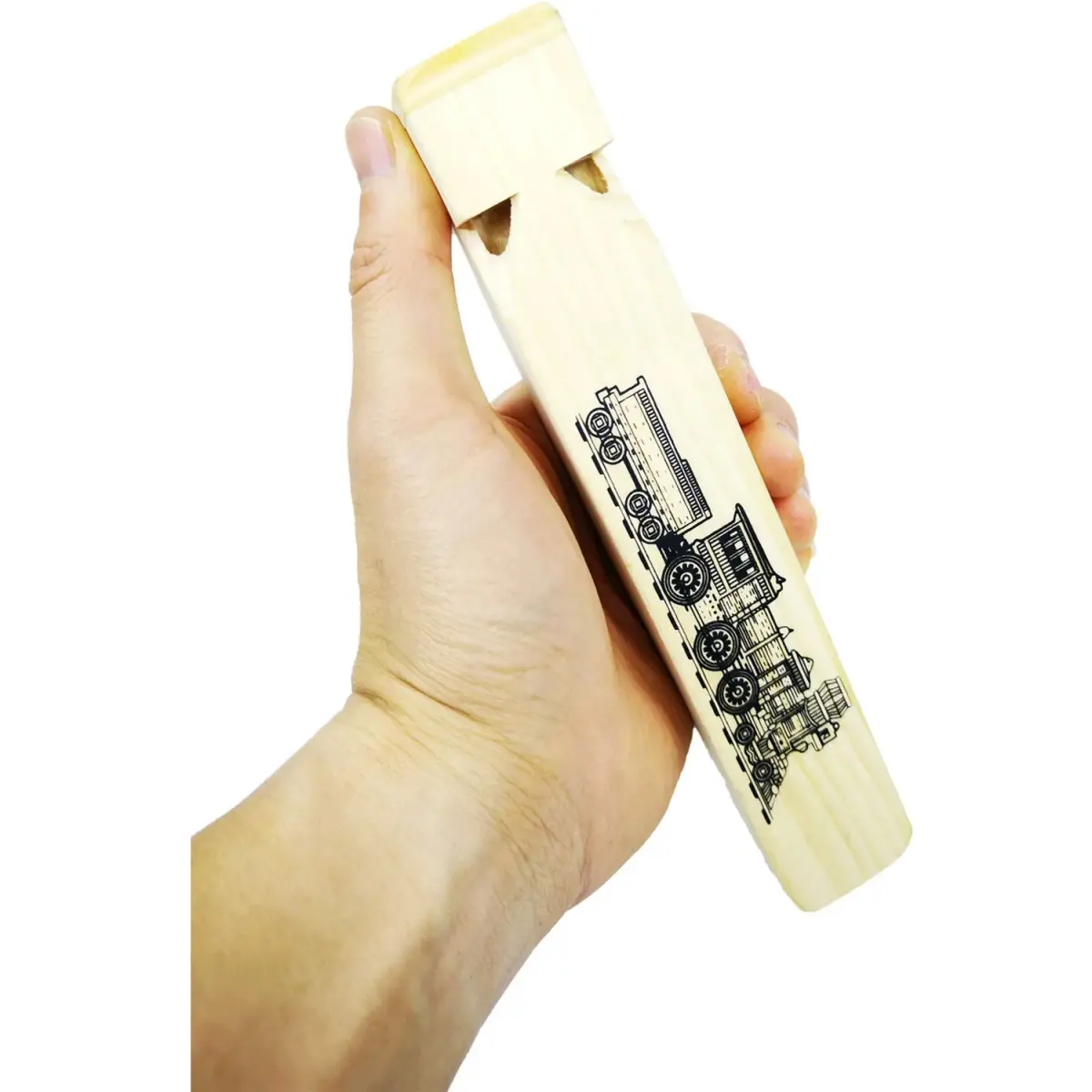 Fartime Solid Wood Train Whistle 4 Tone Musical Toy 19 cm (7.4 inch) | Authentic USA Import - view 2
