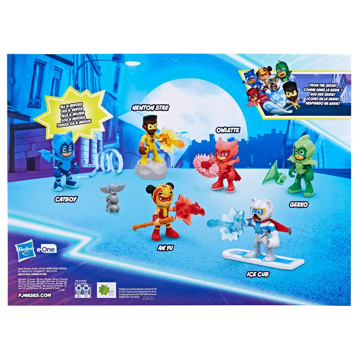 PJ Masks Power Heroes Meet The Power Heroes Figure Set with 6 Figures and 14 Accessories | Preschool Toys for Kids 3 Years and Up - view 4