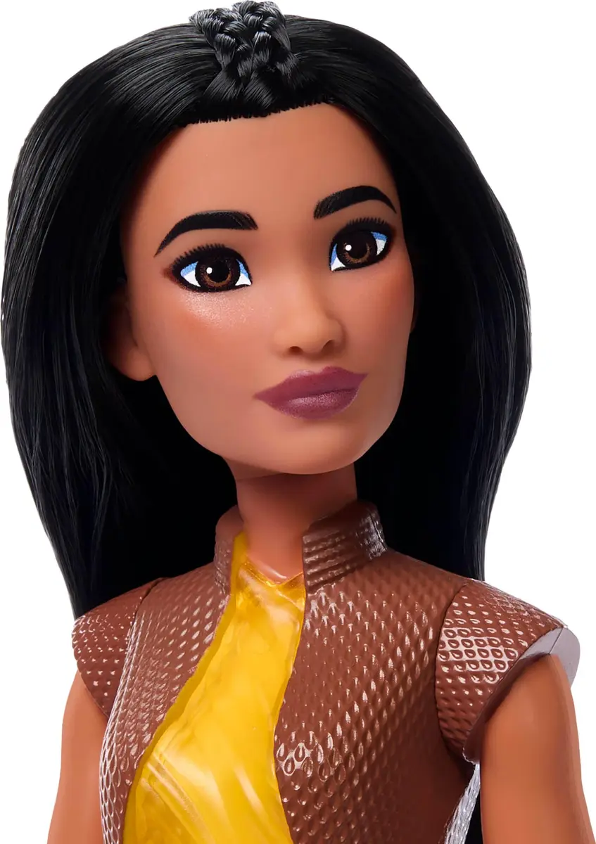 Mattel Disney Princess Raya Fashion Doll in Signature Look | 11 inch, Posable, Signature Outfit, Accessories - view 5