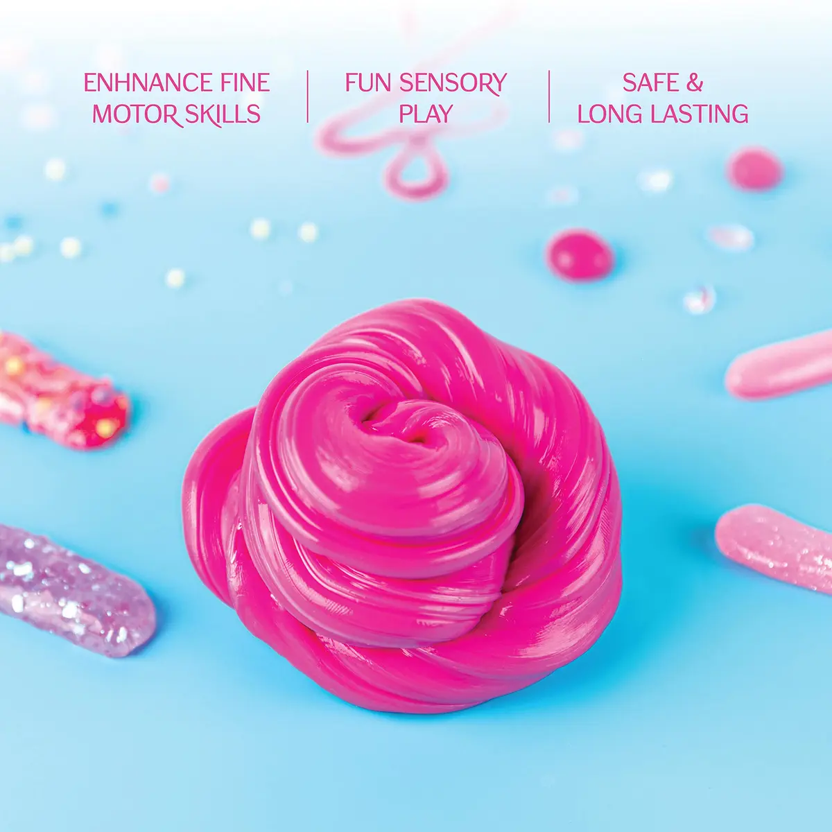 Goody Putty Pink Set of 6 Tins | Color-Changing, Glow & Glitter Sensory Toy for Kids 177ml (6oz) - view 4