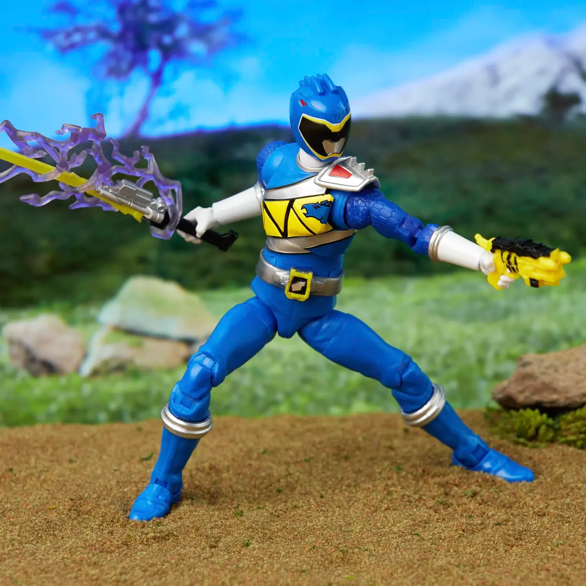 Power Rangers Lightning Collection Dino Charge Blue Ranger 6-inch Action Figure | Premium Poseability for Kids 4+ - view 5
