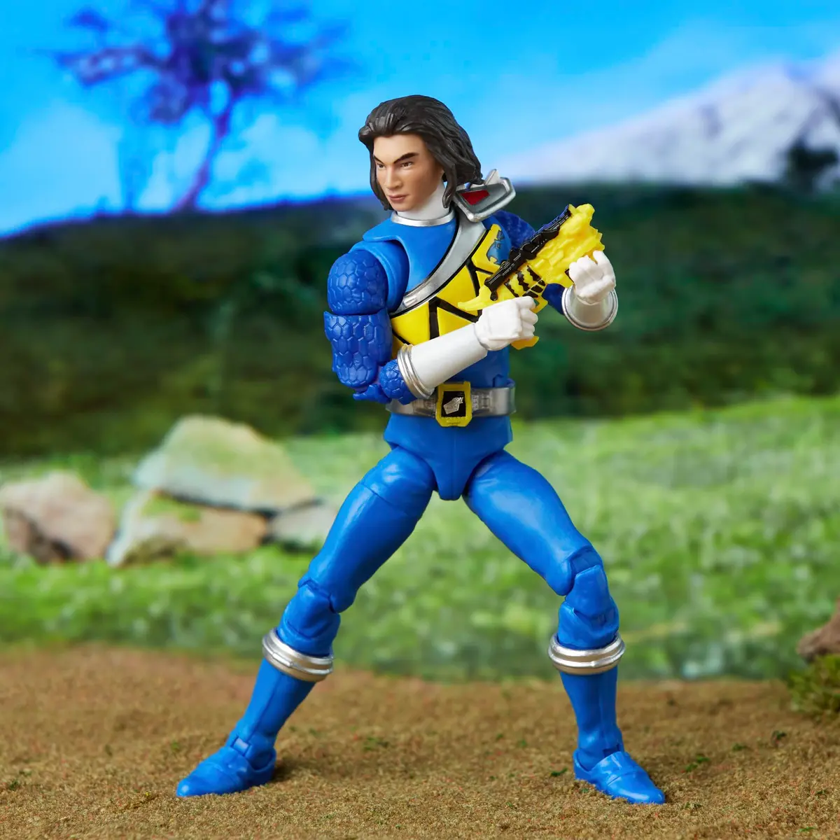 Power Rangers Lightning Collection Dino Charge Blue Ranger 6-inch Action Figure | Premium Poseability for Kids 4+ - view 9