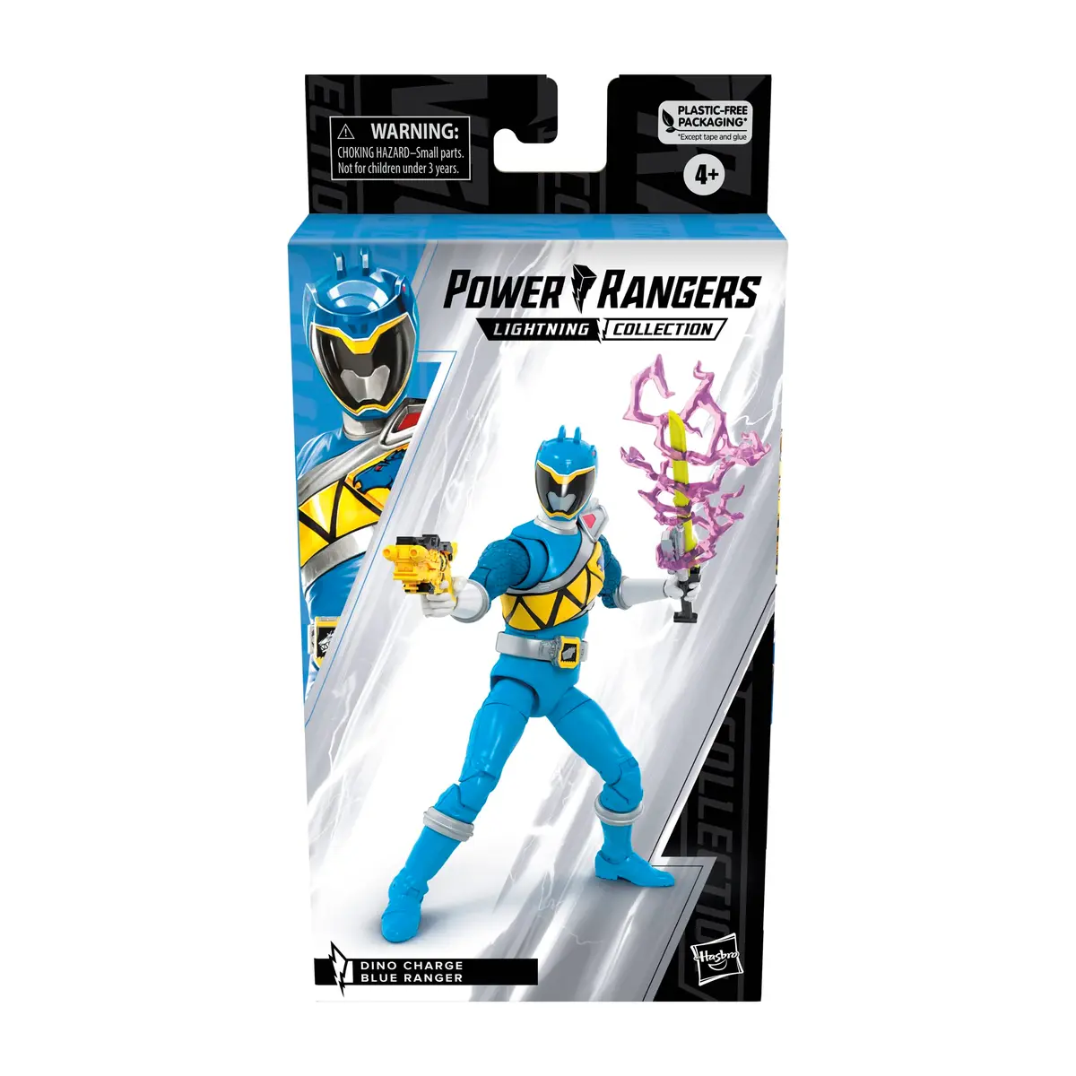 Power Rangers Lightning Collection Dino Charge Blue Ranger 6-inch Action Figure | Premium Poseability for Kids 4+ - view 2
