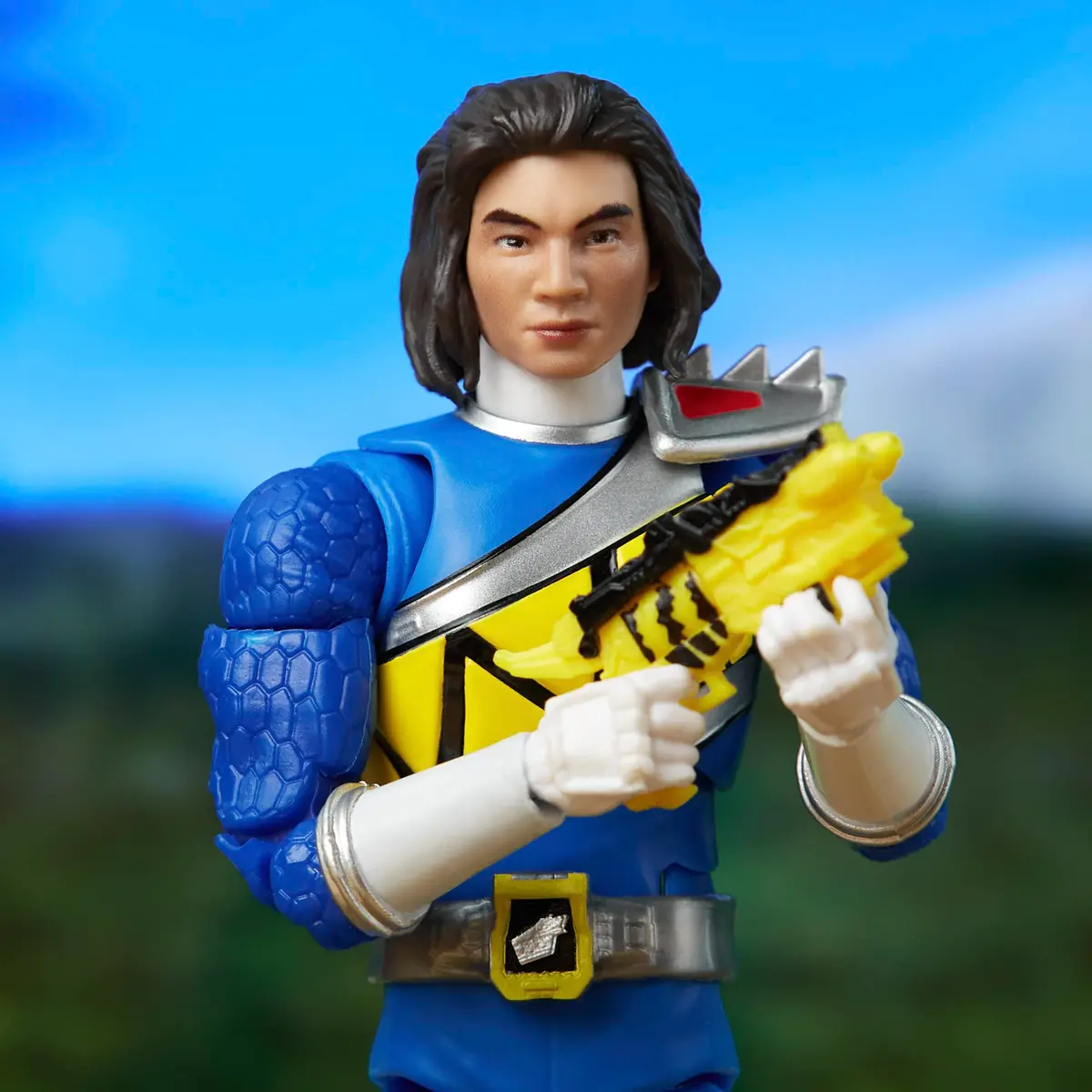 Power Rangers Lightning Collection Dino Charge Blue Ranger 6-inch Action Figure | Premium Poseability for Kids 4+ - view 3