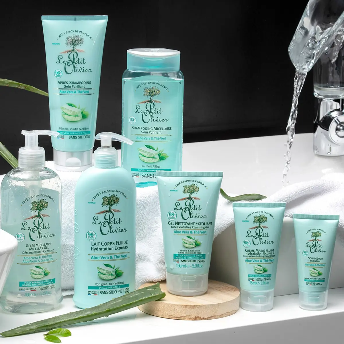 Le Petit Olivier Hand Cream 2.5 Oz | Aloe Vera & Green Tea Moisturizer for Dry & Normal Skin - view 6