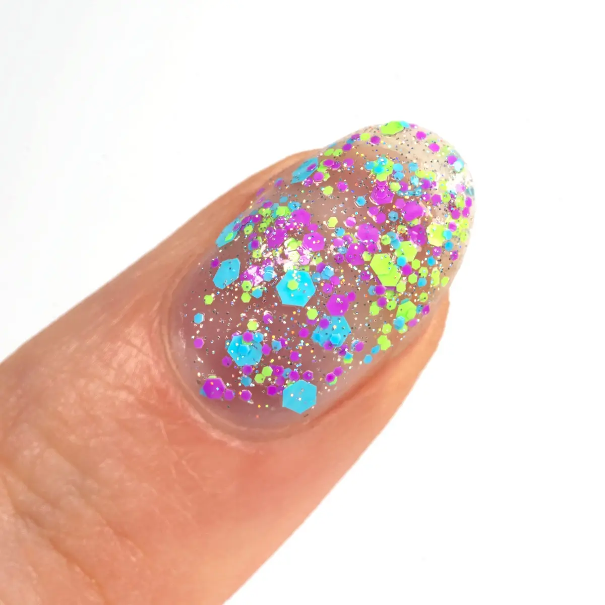 Orly Dancing Queen Confetti Nail Polish Topper 18ml (0.6 Fl Oz) | Holographic Glitter for Manicures - view 2