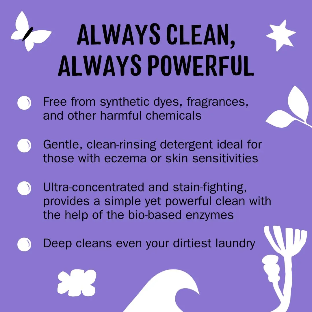 Molly's Suds Liquid Laundry Detergent Lavender 1.54 L (52 Fl Oz) | Gentle, Concentrated Formula for Sensitive Skin - view 2