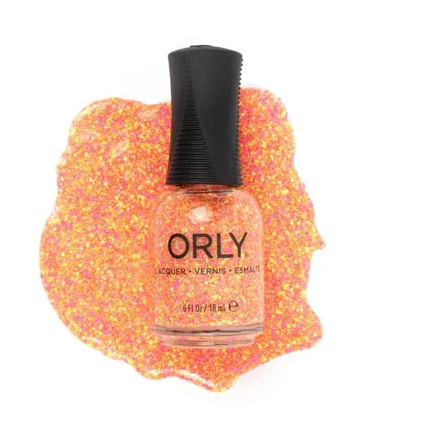 Orly Party Animal Glitter Pop Nail Lacquer 18ml (0.6 Fl Oz) | Holographic Confetti Topper - main product image