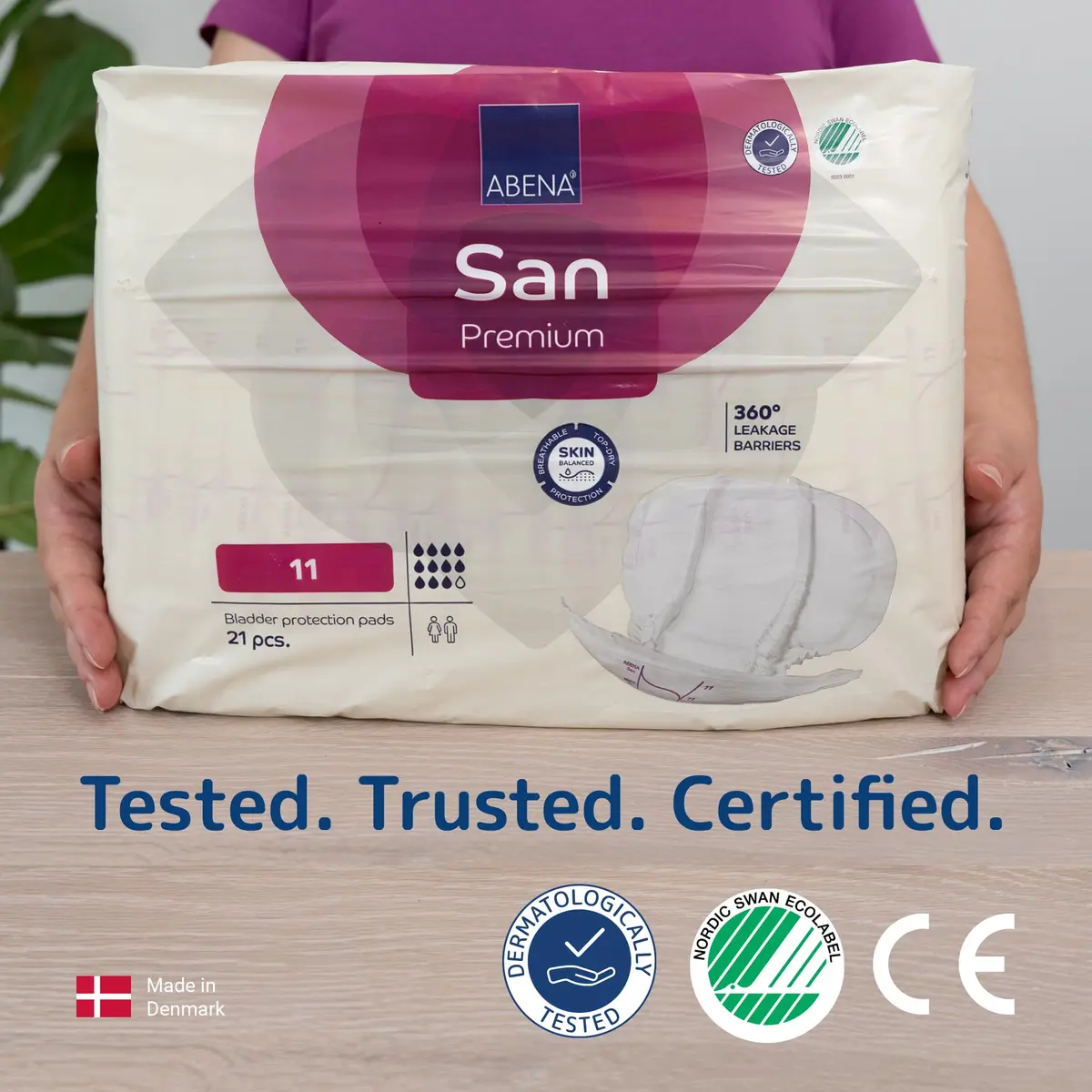 Abena San Premium Incontinence Pads Size 11 | Heavy Absorbency, 21 Count, Breathable & Discreet - view 7