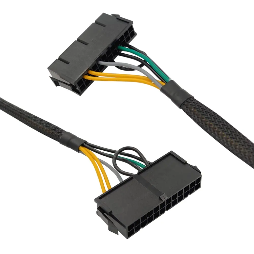 YEZriler 24 Pin to 6 Pin ATX PSU Adapter Cable 33cm (13 inch) | Converts Standard ATX to Dell Motherboard Power - view 2