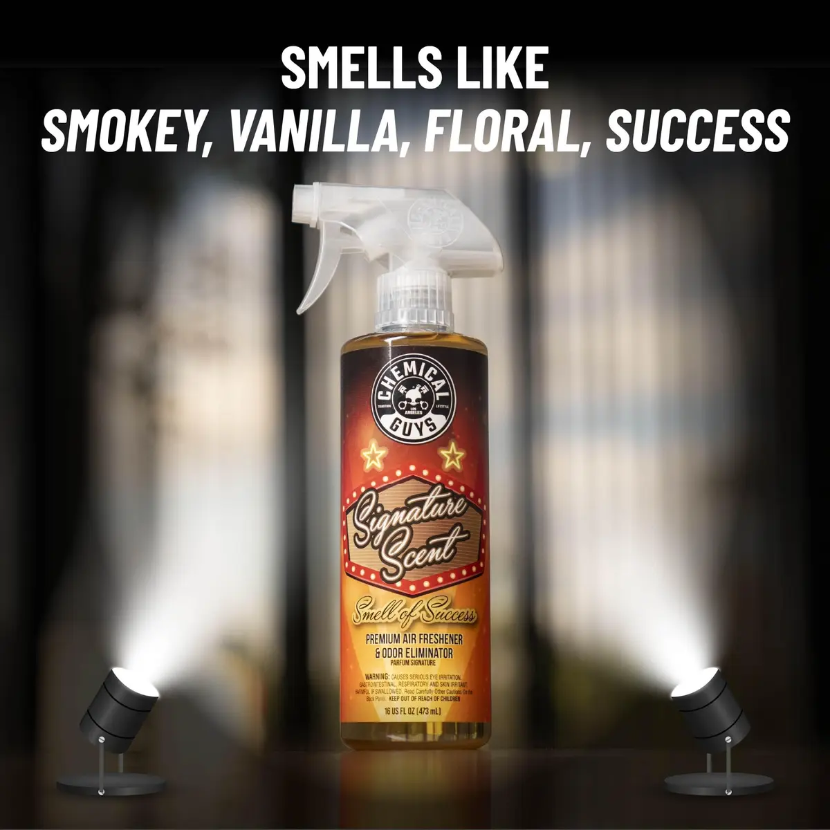 Chemical Guys Signature Scent Premium Air Freshener & Odor Eliminator 16 oz (2 Pack) | Long-Lasting Car Fragrance - view 3