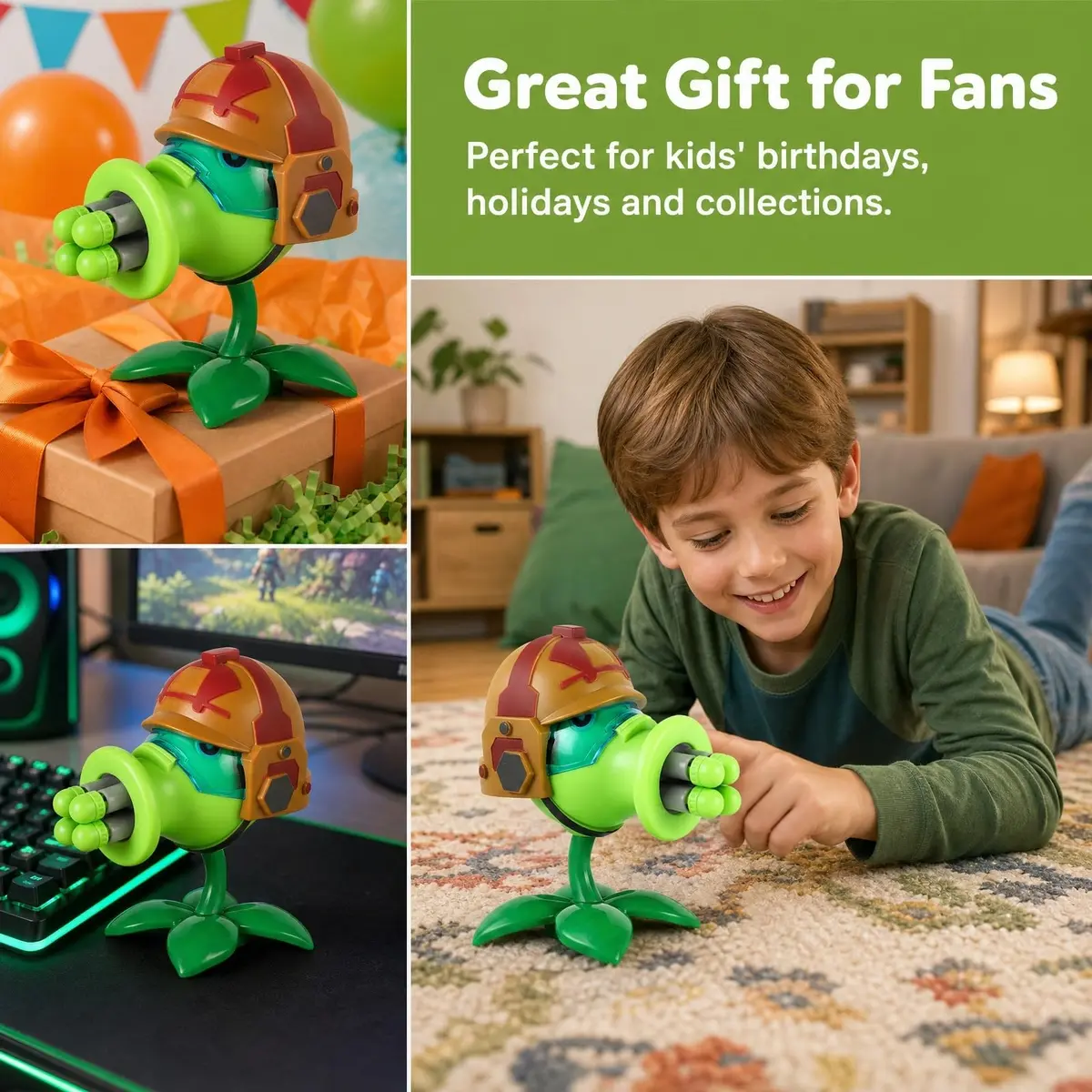 JHESAO Plants and Zombies Action Figures Set 1 2 Series | Great Gift for Kids & Fans - view 5