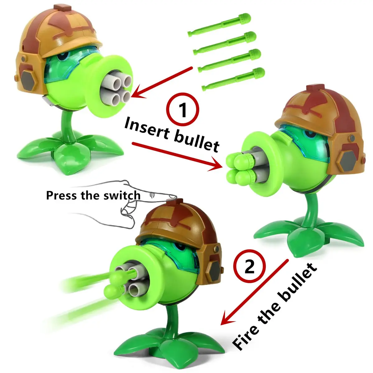 JHESAO Plants and Zombies Action Figures Set 1 2 Series | Great Gift for Kids & Fans - view 3