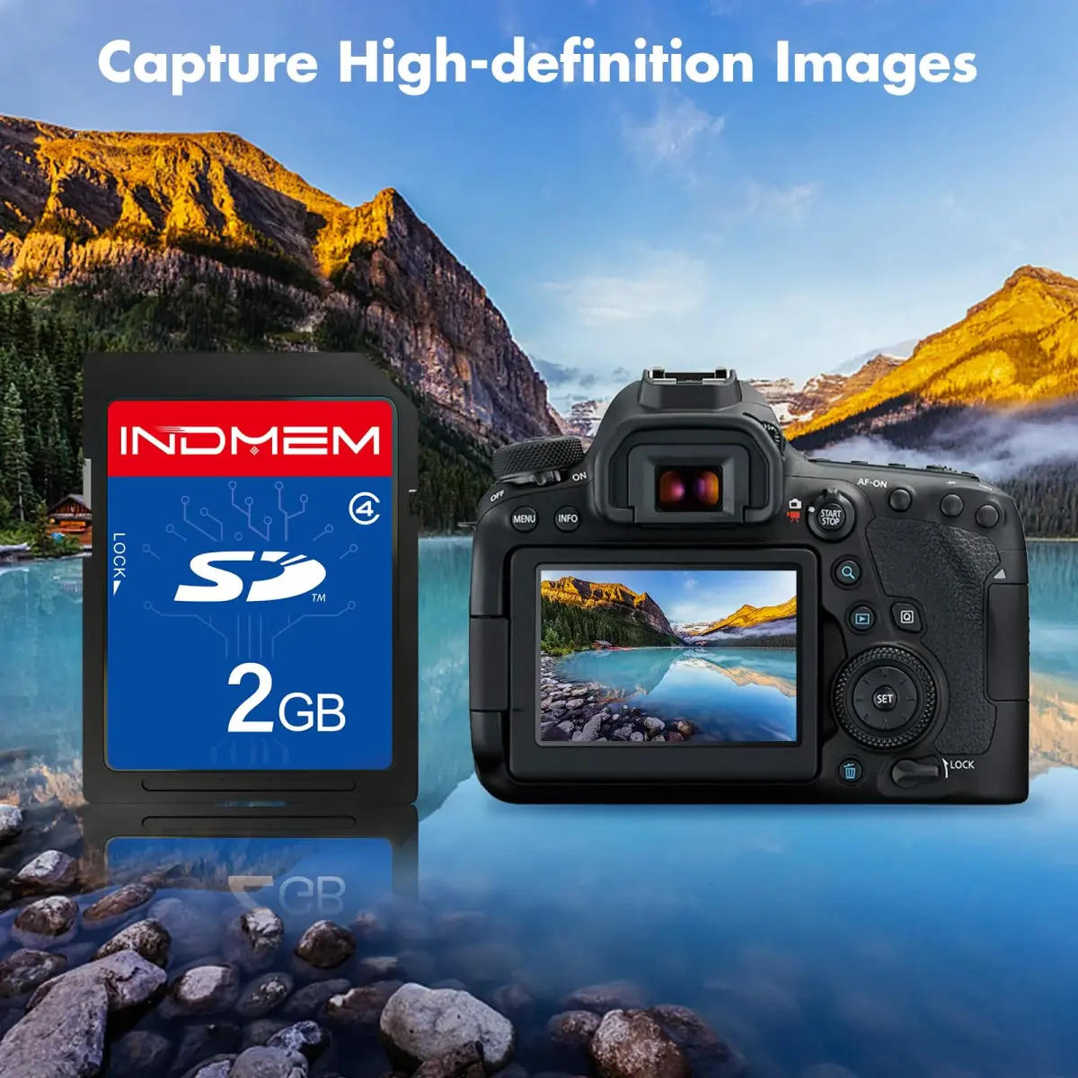INDMEM 2GB SD Card (2GB / 1.87GB) | Class 4 Standard Secure Digital Memory Card - view 7