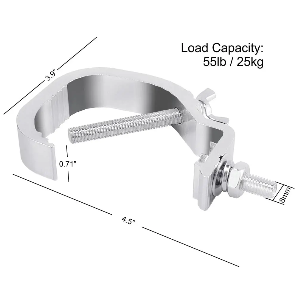Olaalite Truss C Clamps 1.18-2 Inch | Heavy Duty Stage Lighting Clamps for DJ Lights - view 3