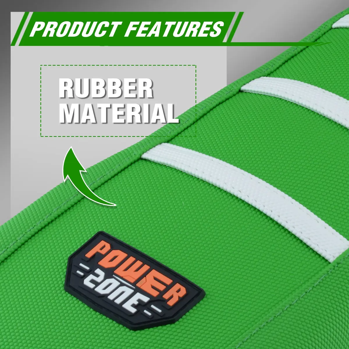 fewfuss Dirt Bike Seat Cover - Green Universal Seat Cover for Motorcycle Enduro | Waterproof & Thick - view 6