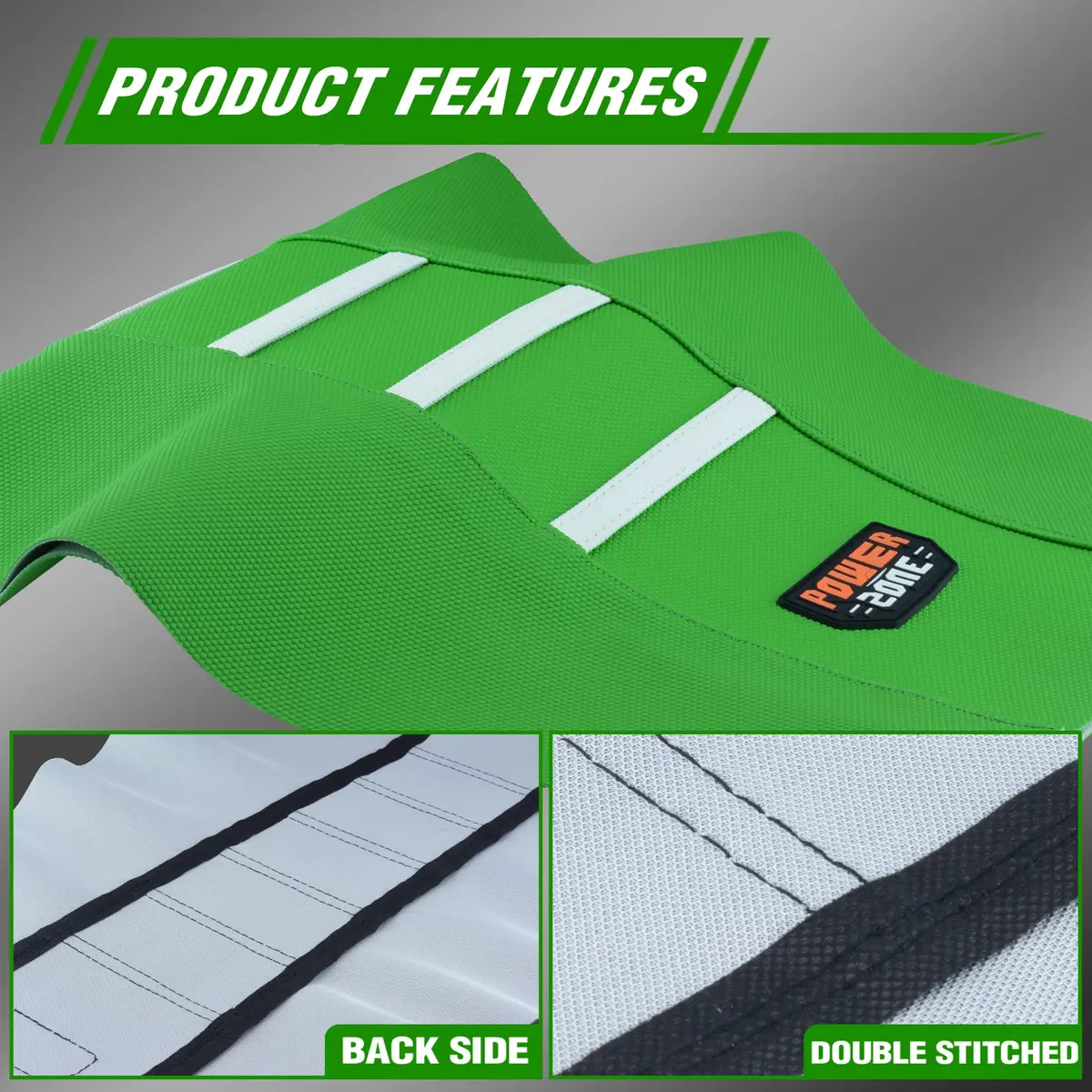 fewfuss Dirt Bike Seat Cover - Green Universal Seat Cover for Motorcycle Enduro | Waterproof & Thick - view 8