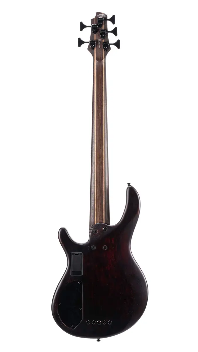 Cort B5 Element 5-String Bass Guitar Open Pore Natural | Roasted Maple Neck & Bartolini Pickups - view 2