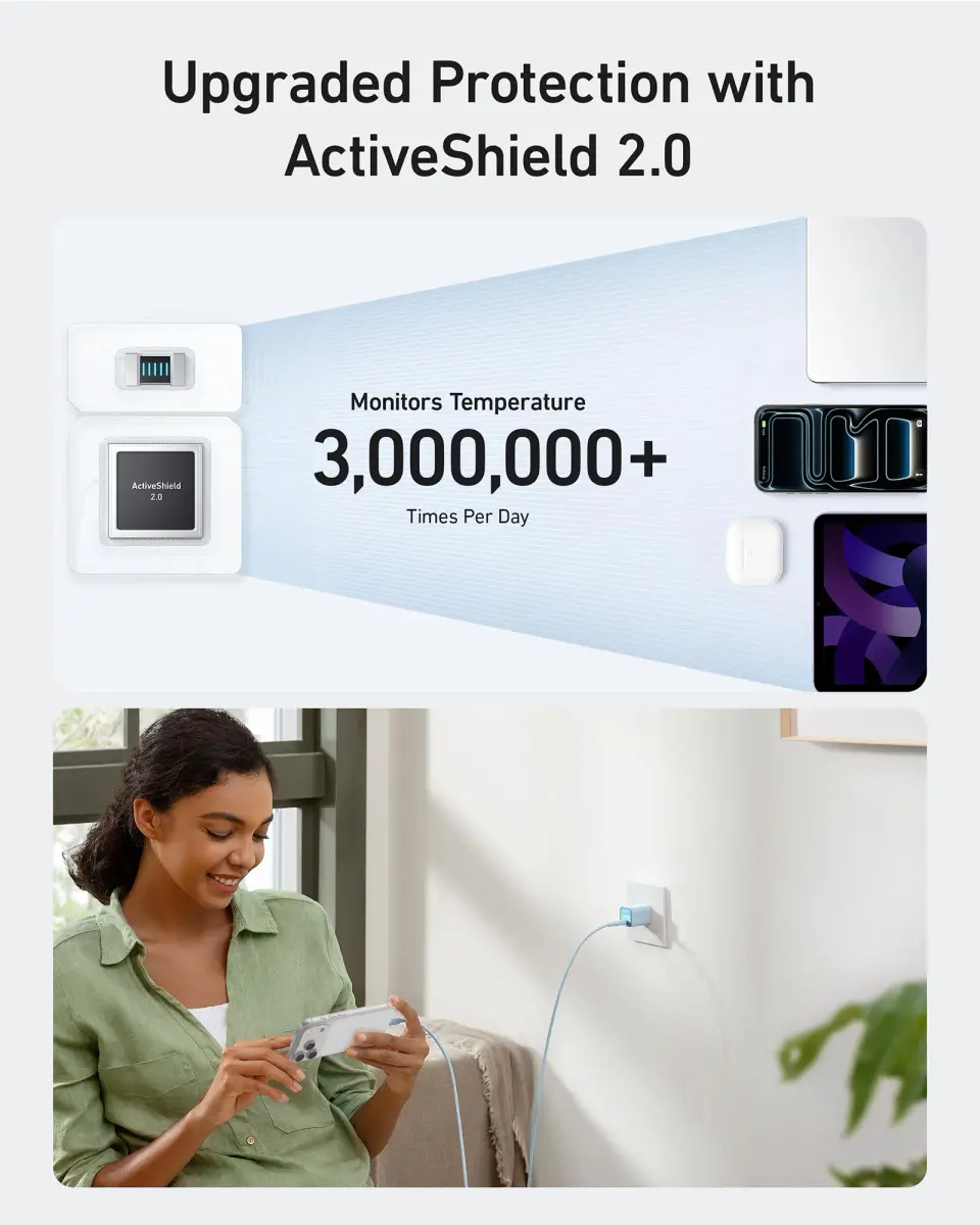 Anker Nano 3 30W GaN USB C Charger | Fast Charging for iPhone, iPad, MacBook Air - view 5