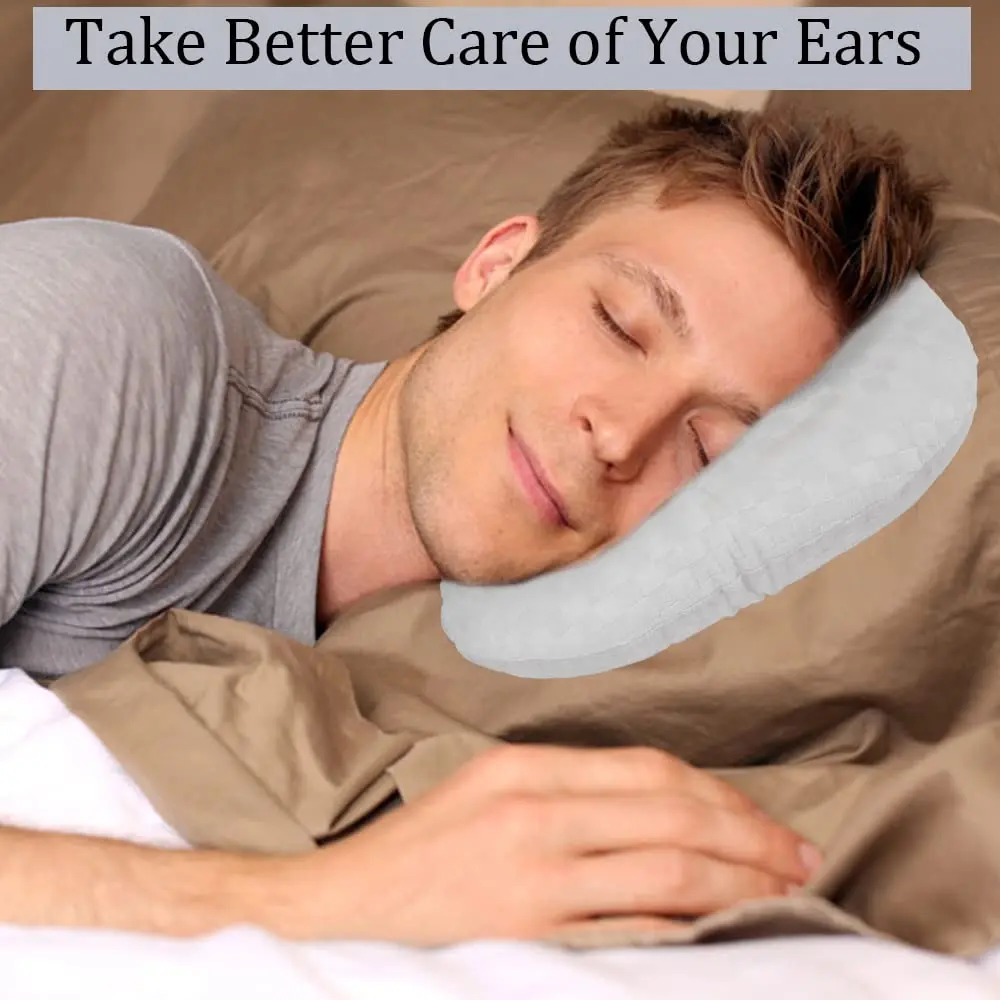 Wuronsa Ear Piercing Pillow with Hole for Cartilage Piercings, CNH Support | Adjustable Cotton Pillow for Ear Pain Relief - view 5