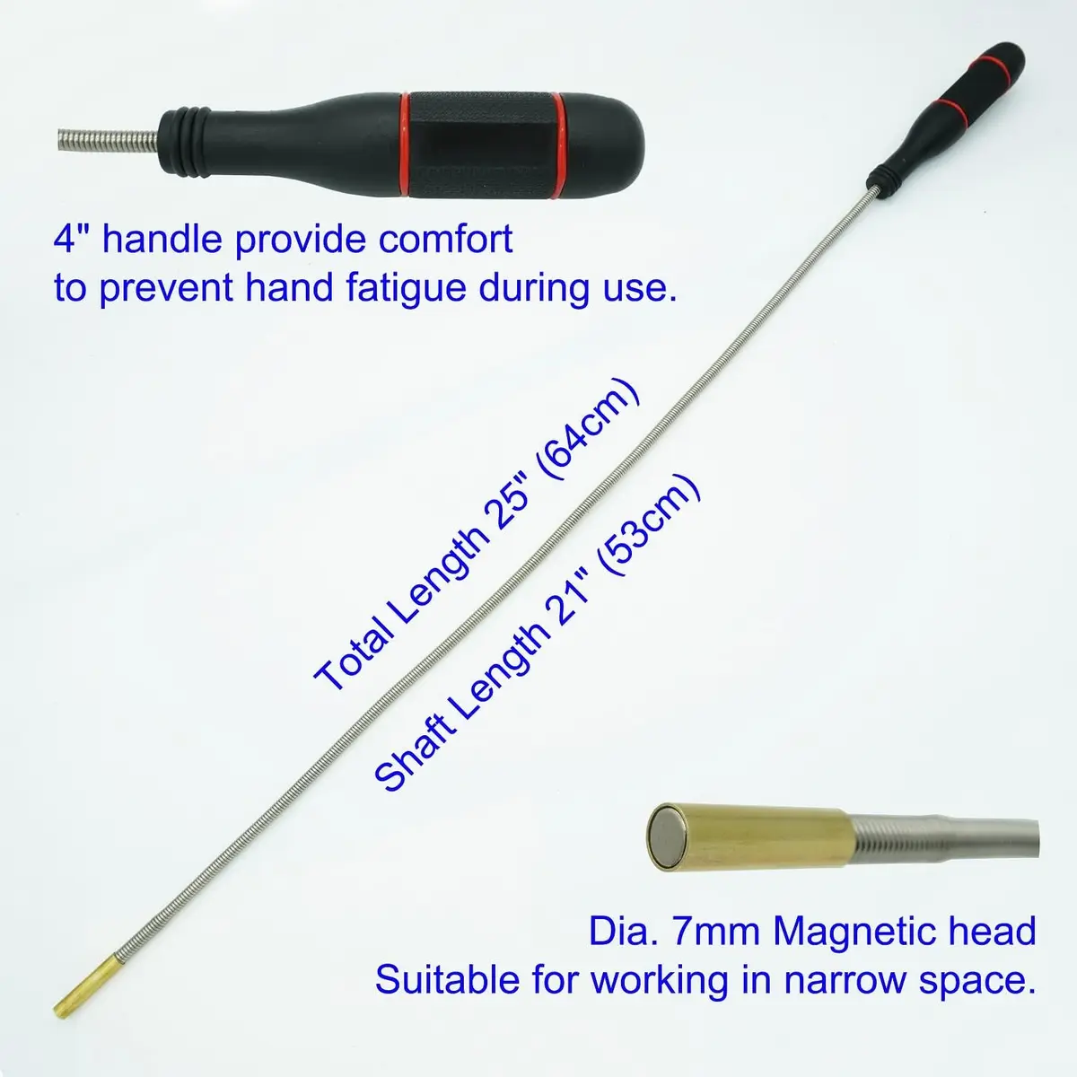 GUTIMORE Magnetic Pickup Tool Pack of 2 | Flexible & Telescoping Magnetic Reach for Car & Home - view 5