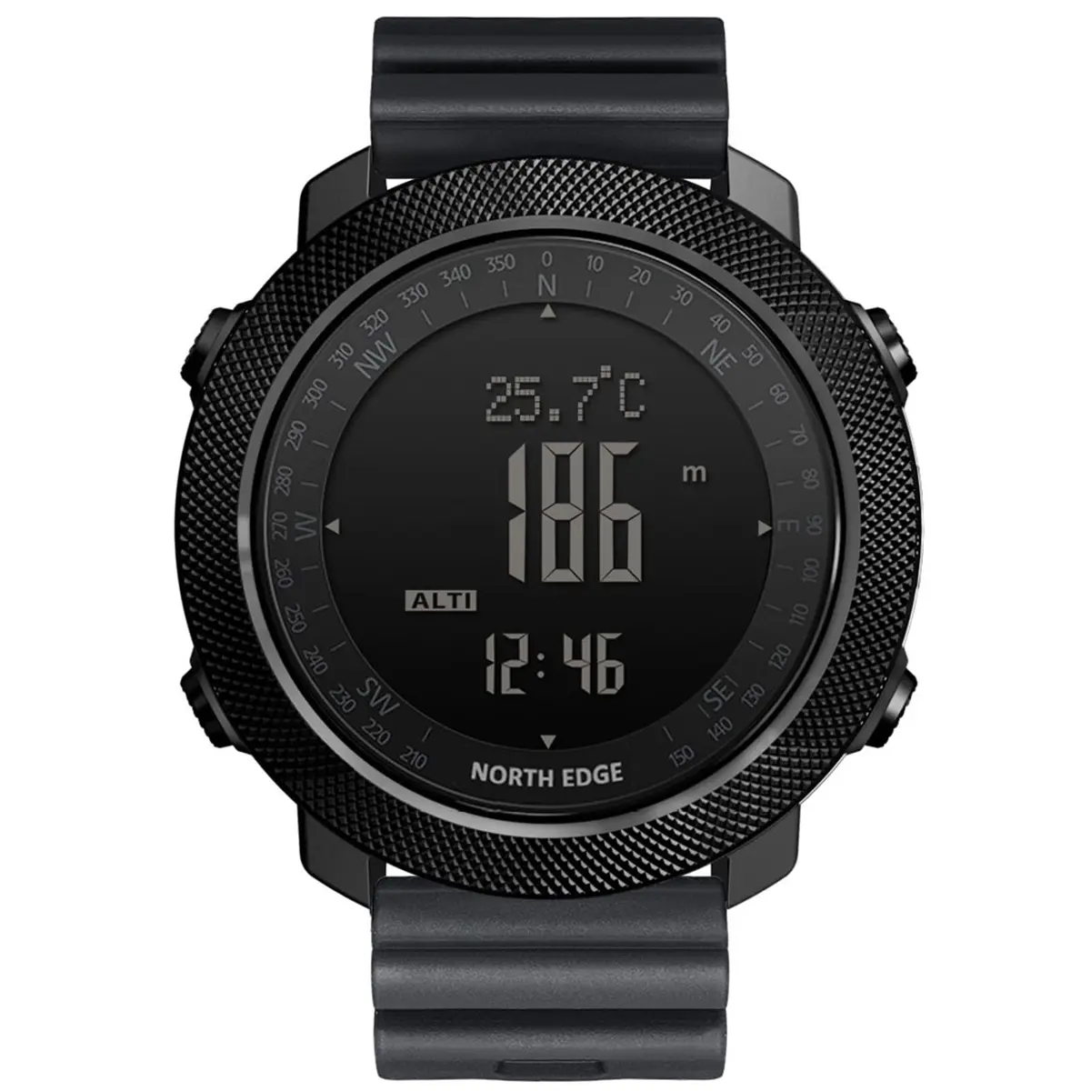 NORTH EDGE Apache Outdoor Digital Watch for Men 50mm (1.97in) | ABC Sensors, Weather Trend, 50M Water Resistance - main product image