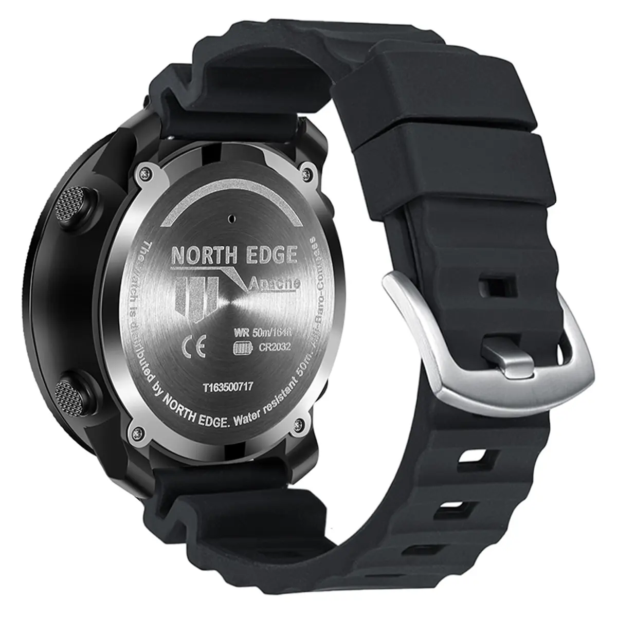 NORTH EDGE Apache Outdoor Digital Watch for Men 50mm (1.97in) | ABC Sensors, Weather Trend, 50M Water Resistance - view 3