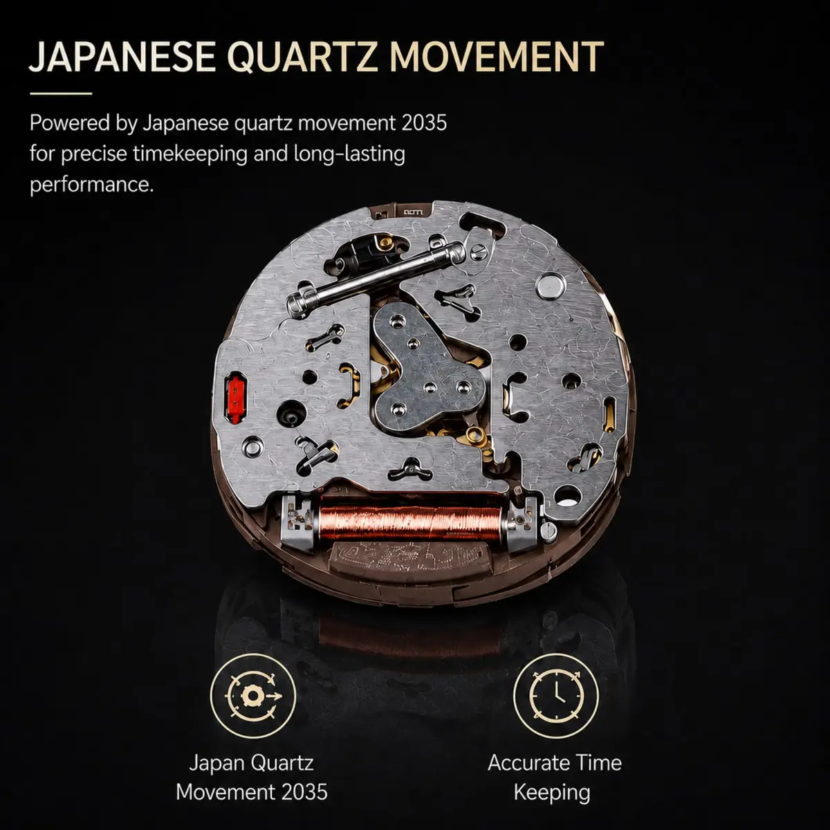 Valence Vintage Women Watch for Pragmatism | Classic Retro Style with Japanese Quartz (33mm×41mm, Brown Leather) - view 8