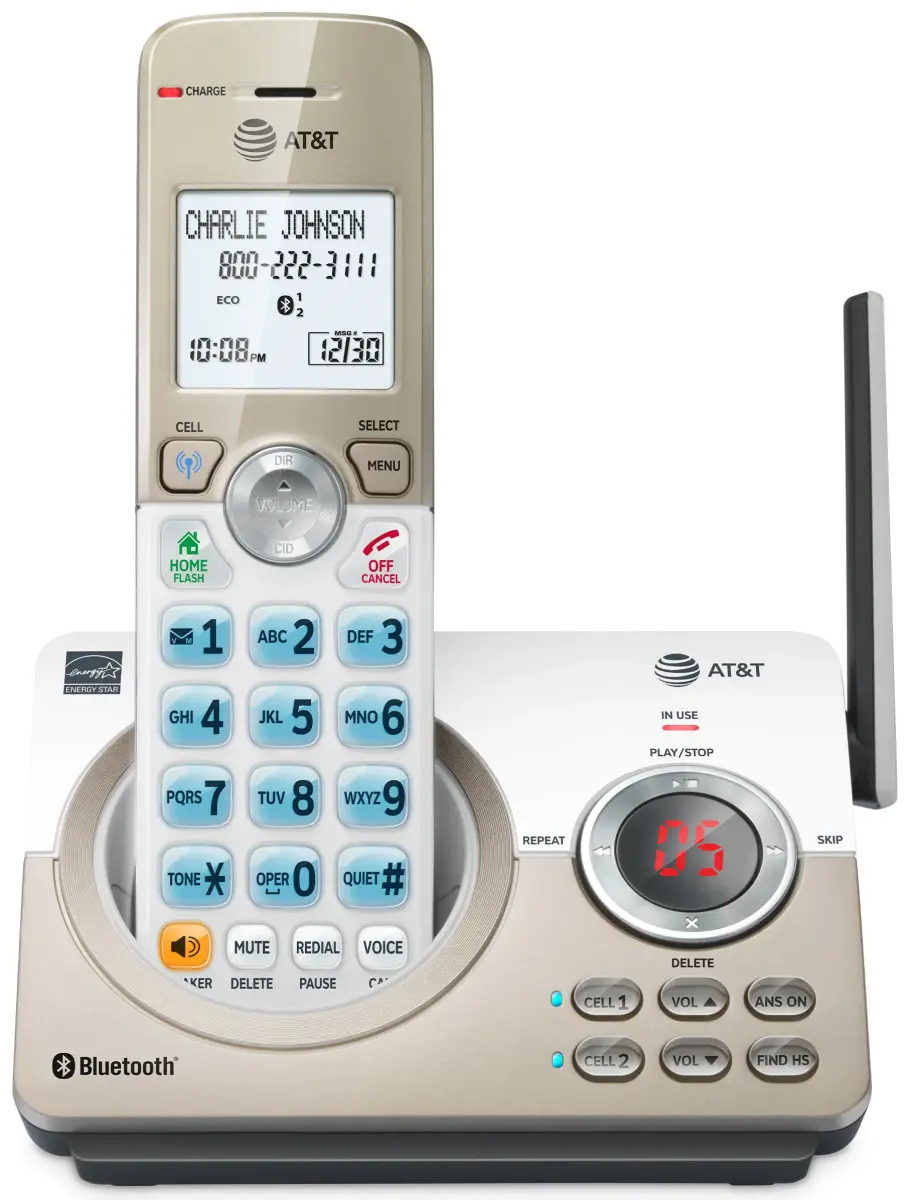AT&T DL72119 DECT 6.0 Cordless Phone with Bluetooth & Call Blocker | 1000 ft Range - main product image