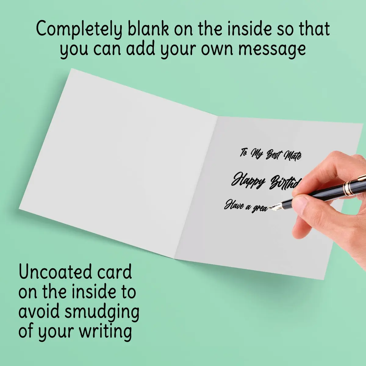 Stuff4 Funny 49th Birthday Card for Women and Men, Bad News | Humorous UK-Made Greeting Card - view 4