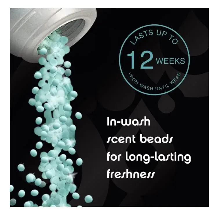 Downy Unstopables Laundry Scent Booster Beads Fresh Scent 17.2 oz (4 Pack) | 12 Weeks of Lasting Freshness - view 3