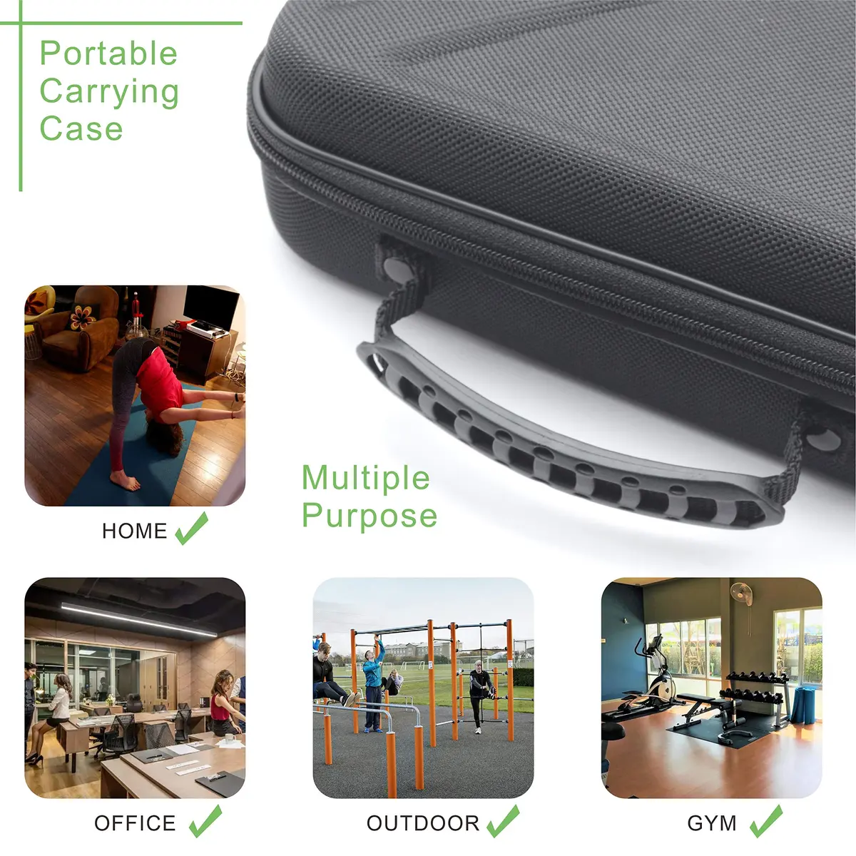 POKOTO Case Compatible with Hypervolt GO 2/Hypervolt GO | Shock-Absorbent EVA Carrying Case for Massage Gun - view 7