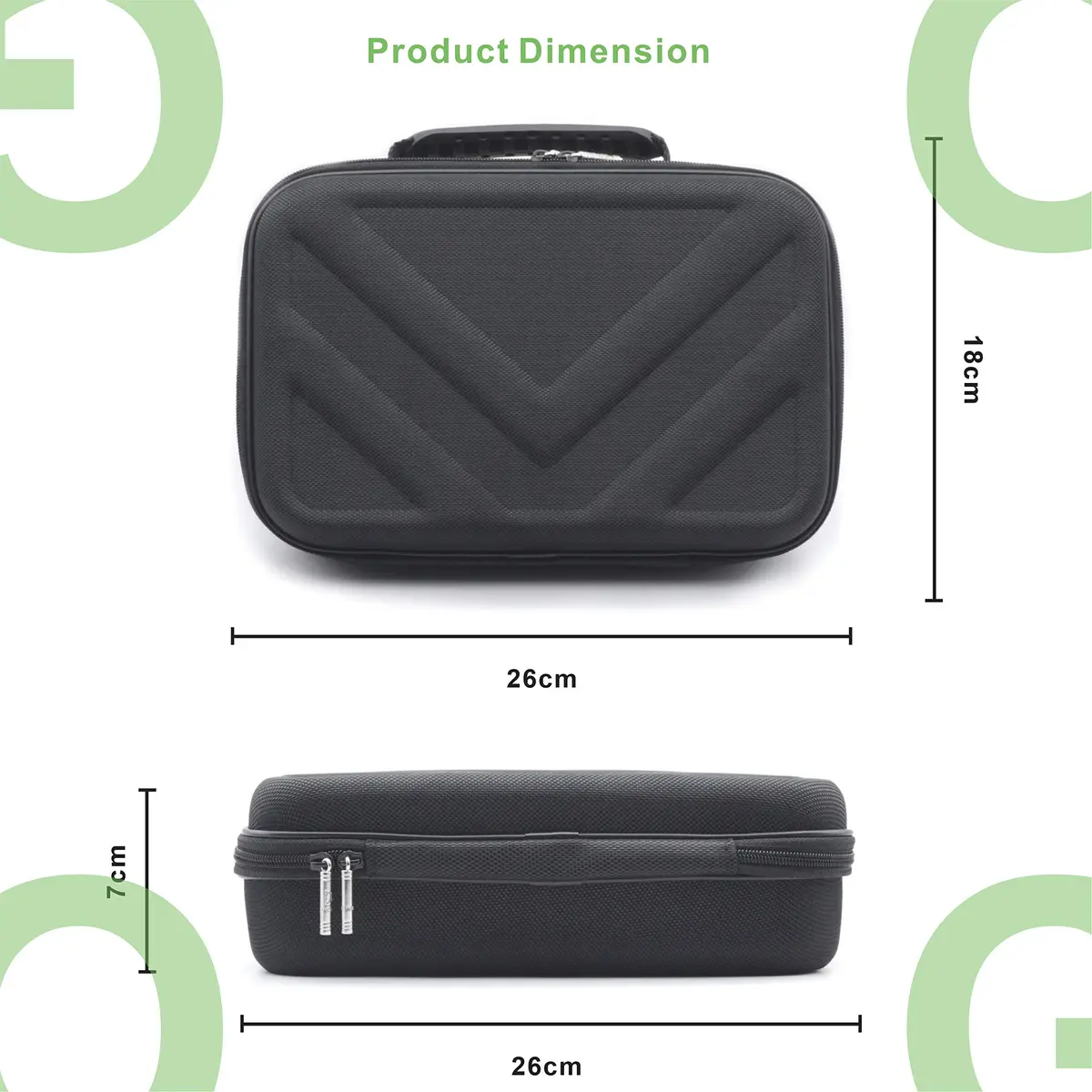 POKOTO Case Compatible with Hypervolt GO 2/Hypervolt GO | Shock-Absorbent EVA Carrying Case for Massage Gun - view 2