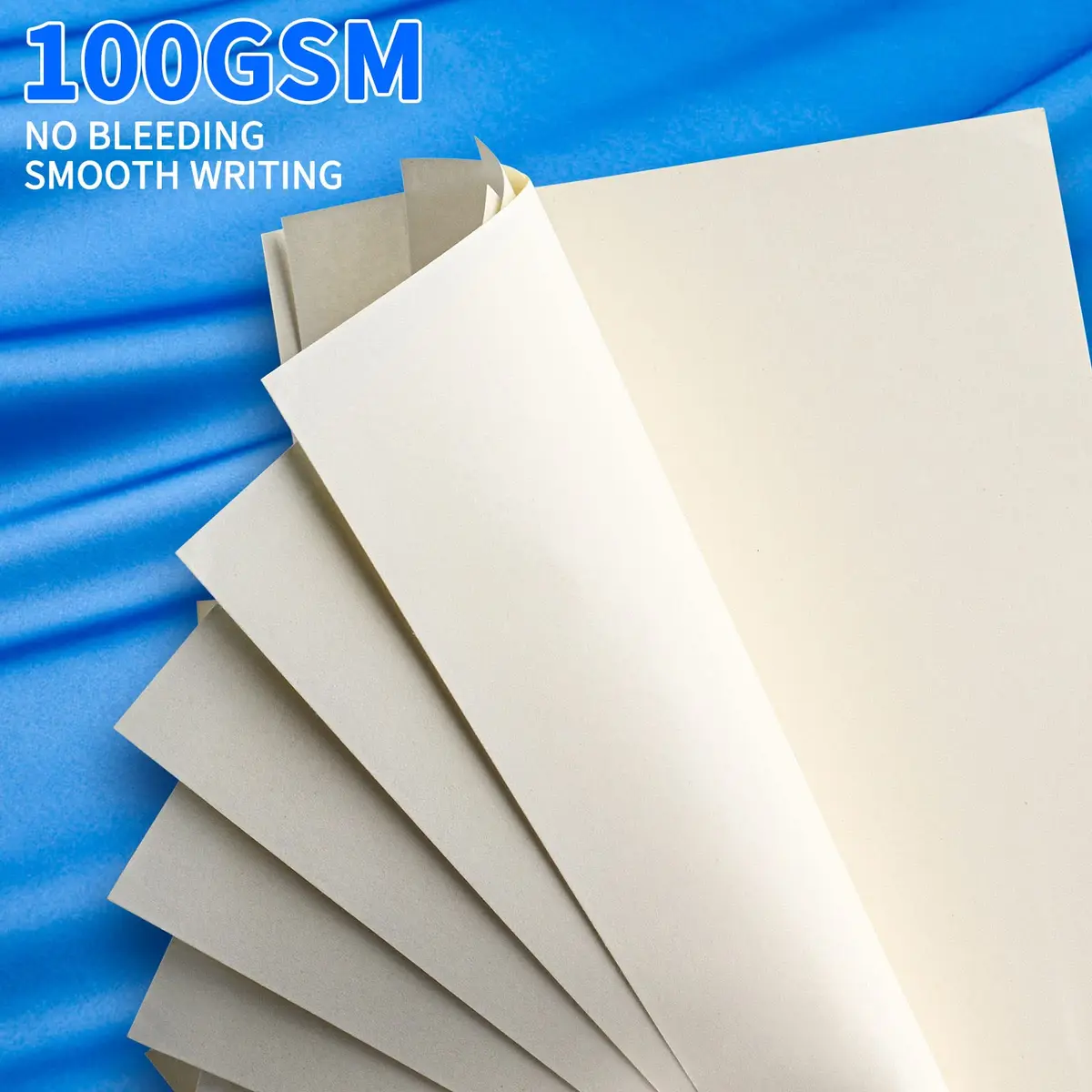 Tofun A6 Refillable Blank Paper for 6-Ring Binders 10.5 x 17cm | 80 Sheets, 160 Pages, Heavy 100GSM - view 4